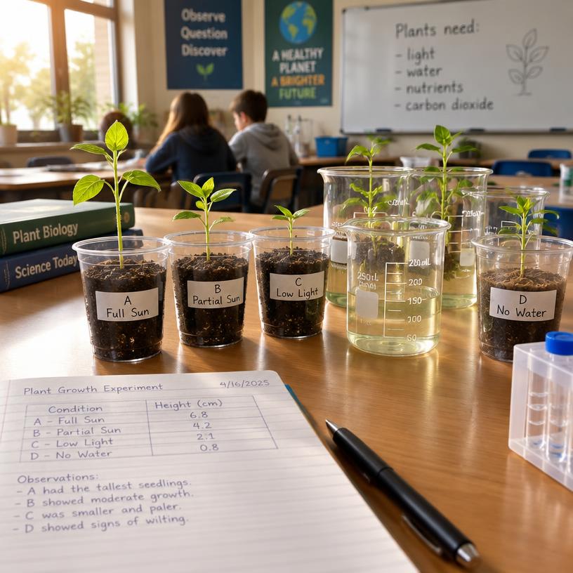 Plant Life Cycles Lab classroom resource cover